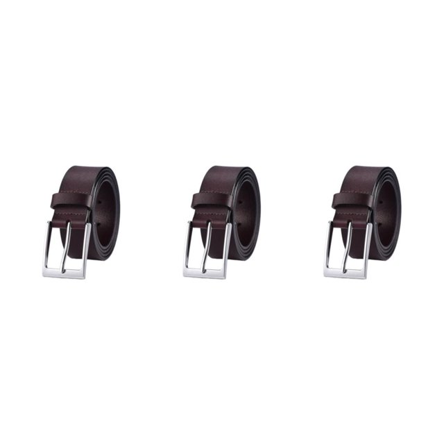 Sonducket Cinturón premium para hombre: versatilidad y durabilidad en Cinturones para hombre Cinturón de vestir Jeans Durable brown3.5cm Type1 NO1