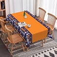 thumbnail image 3 of Tchckioa Happy Halloween 60x84 Rectangular Tablecloth,Oil-resistant Stain Proof Table Cover for Restaurant Decor, 3 of 6