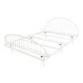 thumbnail image 4 of Furniture of America Arno Queen Metal Panel Bed with Sand Power Coating, White, 4 of 28