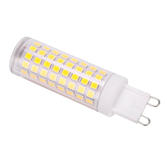 10W G9 Bombilla 1000LM 100LED Bi Pin Bombilla LED Lámpara de maíz para lámpara de araña 100-240V Blanco frío 6000-6500K