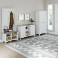 thumbnail image 3 of Bush Furniture Salinas Accent Storage Cabinet with Doors, Pure White & Shiplap Gray, 3 of 8