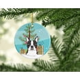 thumbnail image 2 of Carolines Treasures BB1575CO1 Christmas Tree & Boston Terrier Ceramic Ornament, 2 of 2