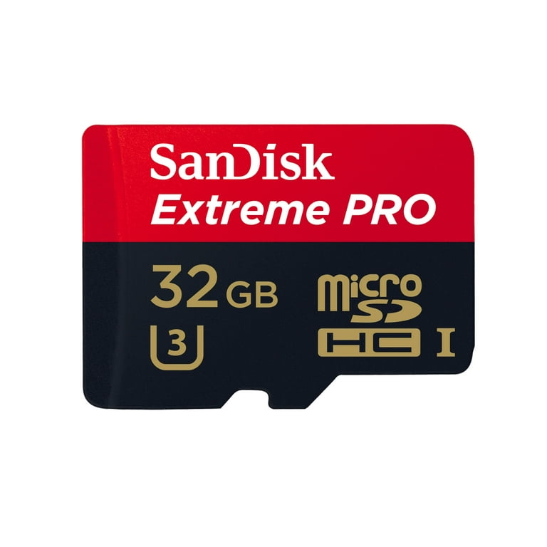 SanDisk Extreme Pro 32GB MicroSDHC Camera Memory Card, High
