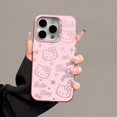 thumbnail image 1 of Coque Hello Kitty rose pour Samsung Galaxy S25 S24 S23 S22 S21 S20 Plus Ultra FE A55 A35 A54 A53 A15 A52 A52S, jolie coque IMD mate, 1 of 4