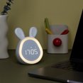 thumbnail image 1 of Reloj despertador con luz nocturna para niños, hora de levantarse, chupete con ruido blanco, entrenador de sueño para niños pequeños, máquina de sonido para dormir, luz nocturna, temporizador de siesta, reloj despertador para niños Rojo Verde, 1 of 4