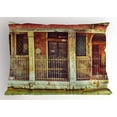 thumbnail image 1 of Venice Pillow Sham Desolated Aged Timeworn Italian Building and Water Canal Vintage Historical, Decorative Standard Size Printed Pillowcase, 26 X 20 Inches, Orange Brown Green, by Ambesonne, 1 of 2