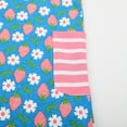 thumbnail image 4 of CUZIBR Little Girls Toddler Summer Dress Cute Cartoon Dinosaur Flower Print Crewneck A-Line Short Sleeve High Waist Casual Party Birthday Breathable Outdoor Dresses Dailywear,Blue,2 Years, 4 of 8