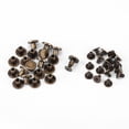 thumbnail image 2 of FAGINEY Brass Rivets, Leather Cap Rivet,20pcs Flat Head Copper Brass Screws Nuts Nails Rivets Leather Cap Accessory, 2 of 6
