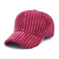 thumbnail image 4 of CoCopeaunts Corduroy Baseball Caps for Women Autumn Winter Hats for Women Snapback Hat Female Hip Hop Cap Gorras Bone Casquette Gorro, 4 of 6
