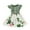 Vert, variante sur Robe Fille Tout-Petit Manches à Volants Robe d'Été Ligne A pour Filles Robe Florale Robes de Bal pour Filles