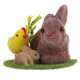 thumbnail image 1 of Preciosa decoración de conejitos de dibujos animados decoración de conejo creativo adorno de escritorio animal, 1 of 6