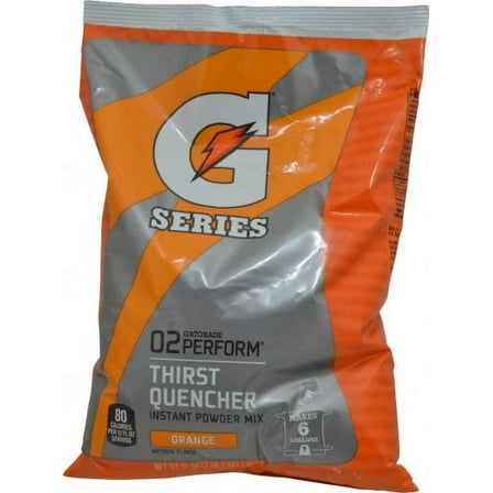 Gatorade Instant Powder Orange Activity Drink Mix, 51 oz Yields 6 Gal