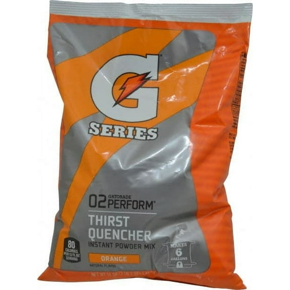 Gatorade Instant Powder Orange Activity Drink Mix, 51 oz Yields 6 Gal