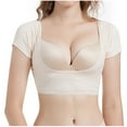 thumbnail image 2 of Babysbule Womens Shapewear Sweat Absorbing Clothing Short Sleeve Water Wash Elastic Large Armpit Sweat Absorbing Thin Style, 2 of 9