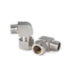 thumbnail image 1 of 2pcs KTPL Conector de codo neumático chapado en el codo del codo del tubo de compresión de la férula de cobre para el tubo de acero de aluminio de latón, 1 of 5