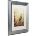thumbnail image 2 of Trademark Fine Art 'Wondrous Evening Heron' Canvas Art by Rachel Paxton, White Matte, Silver Frame, 2 of 4