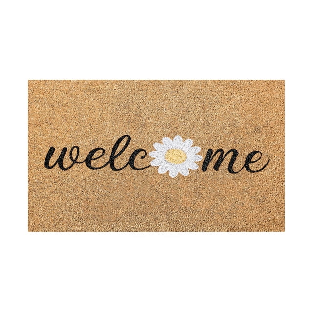 Dsscvnef Spring Welcome Door Mat With Non Backing Flower Seasonal Door Mat for Outdoor Farmhouse Door Mat Decoration Welcome Doormat Rug and Mat Funny Home Soft Fuzzy Rug Large Knitted Blankets