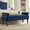 Navy, variant on Upholstered Tufted Bench with Solid Wood Legs / Comfort and Style for Your Home