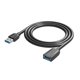 thumbnail image 1 of 1.5m Cable de extensión USB3.0 0,5/1/1,5/2/3m macho a hembra Cable extensor para computadora, 1 of 5