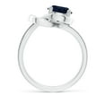 thumbnail image 2 of Angara Natural 2.2 Ct. Blue Sapphire Solitaire Ring in Sterling Silver for Women (Ring Size: 7), 2 of 12