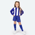 thumbnail image 2 of FORZA Kids' Striped Long Sleeve Soccer Kit – Youth Soccer Jersey, Shorts & Socks Set – Quick-Dry, Sweat-Wicking Uniform for Boys & Girls – Available in Multiple Sizes & Colors, 2 of 6