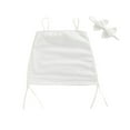 thumbnail image 1 of Ensembles de Bandeau Robe Bébé Jupe Couleur Unie Noeud Noeud Coiffe, 1 of 6