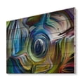 thumbnail image 2 of Designart 'Colour Spiral Fusion' Modern Print on Natural Pine Wood, 2 of 5