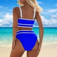 thumbnail image 4 of SCSAlgin Women's Square Neck Bodice Swim Dress Sleeveless Tank Top Stretch Flare Solid Color Summer Beach Swimsuits, 4 of 4