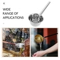 thumbnail image 3 of WRISTBIQUE Cucharón De Acero Inoxidable Para Y Sopa Con Base Plana Para Uso, 3 of 8