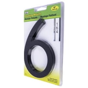 HY-KO 6 Black Floating Mount House Number 6