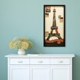 thumbnail image 3 of Empire Art Direct 'Eiffel Tower' Alex Zeng's dimensional collage,under glass & a black shadow box frame, 3 of 9