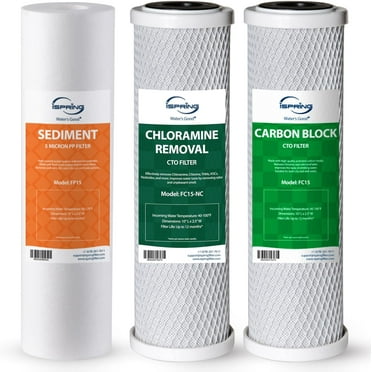 iSpring F3-NC 6-Month Prefilter Replacement Supply Filter Cartridge Pack Set for US31-NC