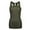 Racer Olive, variant on Women's Tank Top Cotton Ribbed