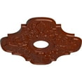 thumbnail image 3 of Ekena Millwork 17 3/4"OD x 3 1/8"ID x 1"P Peralta Ceiling Medallion (Fits Canopies up to 4 5/8"), Hand-Painted Firebrick, 3 of 6