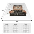 thumbnail image 3 of KLL Cat Holding Mugshot Sign Pattern Fleece Throw Blanket,Fleece Throw Blankets for Couch & Bed All Season Use-50"x40", 3 of 7