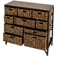 thumbnail image 4 of Gallerie Decor Rio 10-Drawer Transitional Metal Cabinet in Walnut, 4 of 5