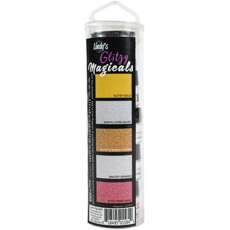 UPC: 0818495015849 | Lindy s Stamp Gang Flat Glitzy Magicals .25oz 5/Pkg-Glitzy Magicals