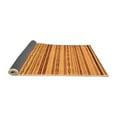 thumbnail image 2 of Ahgly Company Indoor Square Abstract Orange Modern Area Rugs, 7' Square, 2 of 4