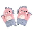 thumbnail image 2 of Toddler Magic Stretch Mittens Little Girls Soft Knit Mitten Baby Boys Winter Knitted Gloves, 2 of 8