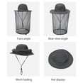 thumbnail image 2 of Sombrero De Verano Para Mosquitos Al Aire Libre, Sombrero Para El Sol, Sombrero Para El Sol Con Aleros Grandes, Sombrero De Pesca Protector De Malla, Sombrero De Pescador, Verde Militar Eigraketly AP007972-05, 2 of 5