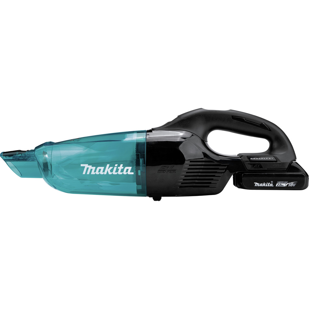 Makita XLC04R1BX4 18V LXT Lithium-ion Compact Brushless Cordless 3-Speed Vacuum Kit with Push Button (2 Ah) - image 5 of 13