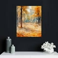 thumbnail image 4 of ONETECH Red Birch Tree Canvas Wall Art Autumn Fall Leaves Picture Landscape Prints Framed for Bathroom Living Room Bedroom Home Office, 4 of 4
