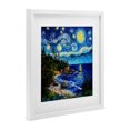 thumbnail image 3 of Stupell Industries Acadia National Park Post Impressionist White Framed Print Under Glass, design by Wumples, 3 of 9