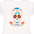 thumbnail image 4 of Inktastic Day Of The Dead Skull Boys or Girls Long Sleeve Baby Bodysuit, 4 of 5