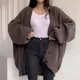 thumbnail image 3 of Sweaters Mujer Punto Cardigan Largo Mediano, 3 of 5