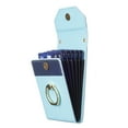 thumbnail image 5 of Adhesive Ring Holder Phone Pocket, Cell Phone Stick On Card Holder Wallet Sleeve, PU Leather Credit Cards/ID Card Holder with Sticker for Back of Phone - Blue, 5 of 8