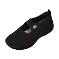 thumbnail image 5 of Rokment Womens Vintage Athletic Orthopedic Arch Support Walking Sneakers Comfortable Stretchy Solid Knit Platform Slip on Nursing Tennis Shoes, 5 of 6