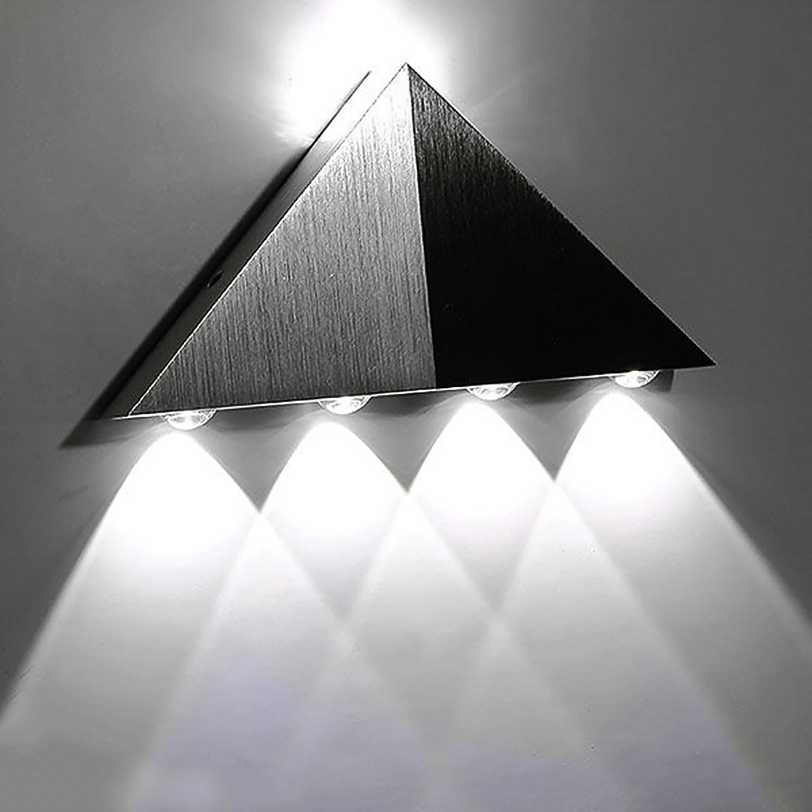 Toma Triangle LED Wall Lamp Home Wall Night White 5W 6000K for Living Room Showcase AC 85-265V - Walmart.com