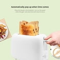 thumbnail image 2 of Tostadora de 2 rebanadas, horno tostador, con ranuras extra anchas y bandeja para migas extraíble, 6 opciones de tostado, tostadora Breville, función de apagado automático y recalentamiento, tostada, 2 of 7