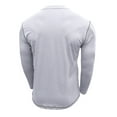 thumbnail image 3 of Annhoo Cotton Tshirts for Men Workout Long Sleeve Button Crew Neck Slim Tops Trendy Stylish Athletic Fall Pullover, 3 of 5